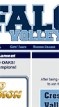 Mobile Screenshot of falconvolleyball.com